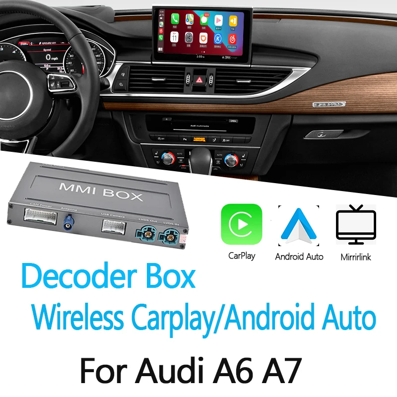 Адаптер для Audi Q3 2014 ~ 2018 беспроводной проводной CarPlay Android Авто Carlife Mirror link Youtube декодер
Адаптер для Audi Q3 2014 ~ 2018 беспроводной проводной CarPlay Android Авто Carlife Mirror link Youtube декодер
