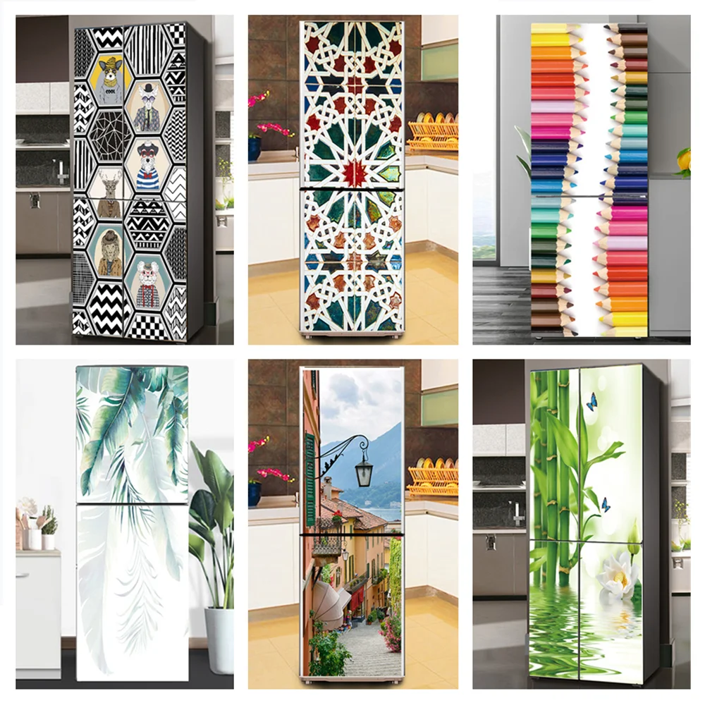 Kaleidoscope Refrigerator Sticker Door Cover Fridge Decoration Wallpaper Green Palm Scenery Decal Creative Film Wrap Free Ship
Kaleidoscope Refrigerator Sticker Door Cover Fridge Decoration Wallpaper Green Palm Scenery Decal Creative Film Wrap Free Ship