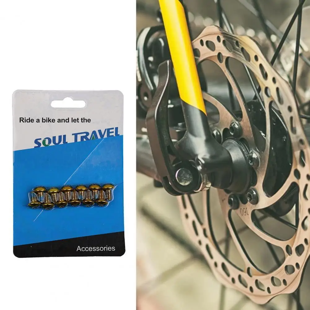 12Pcs Sturdy Disc Bolt Sturdy 6 Colors Brake Rotor Bolt High Hardness Bicycle Screw
12Pcs Sturdy Disc Bolt Sturdy 6 Colors Brake Rotor Bolt High Hardness Bicycle Screw