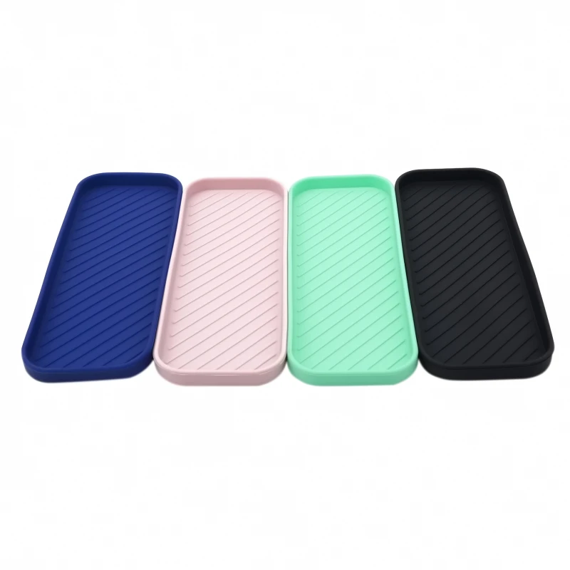 Silicone Drain Tray For Tableware Water Cup Fruit Vegetable Kitchen Sink Organizer Storage Tray Sponge Holder Soap Dispenser
Silicone Drain Tray For Tableware Water Cup Fruit Vegetable Kitchen Sink Organizer Storage Tray Sponge Holder Soap Dispenser