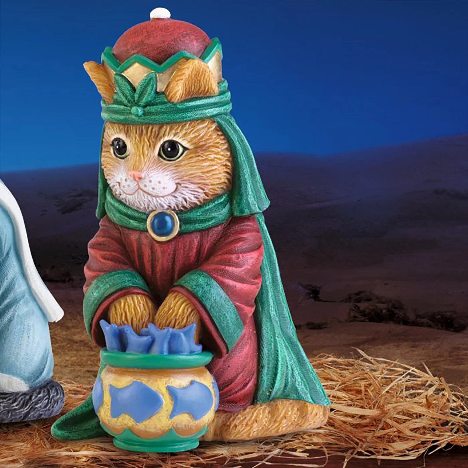 6Pcs Cat Religious Nativity Manger Group Resin Crafts Christmas Gift Jesus Birth Kitten Ornaments Collection Desk Decor Animal
6Pcs Cat Religious Nativity Manger Group Resin Crafts Christmas Gift Jesus Birth Kitten Ornaments Collection Desk Decor Animal