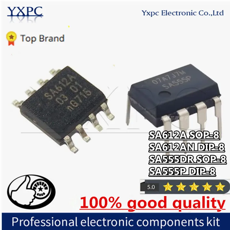 5pcs SA612A SOP-8 SA612 SOP8 SA612AD SOP SA612AN DIP SA555N SA555P DIP-8 SA555 SA555DR RC555N RC555 PRECISION TIMERS IC
5pcs SA612A SOP-8 SA612 SOP8 SA612AD SOP SA612AN DIP SA555N SA555P DIP-8 SA555 SA555DR RC555N RC555 PRECISION TIMERS IC