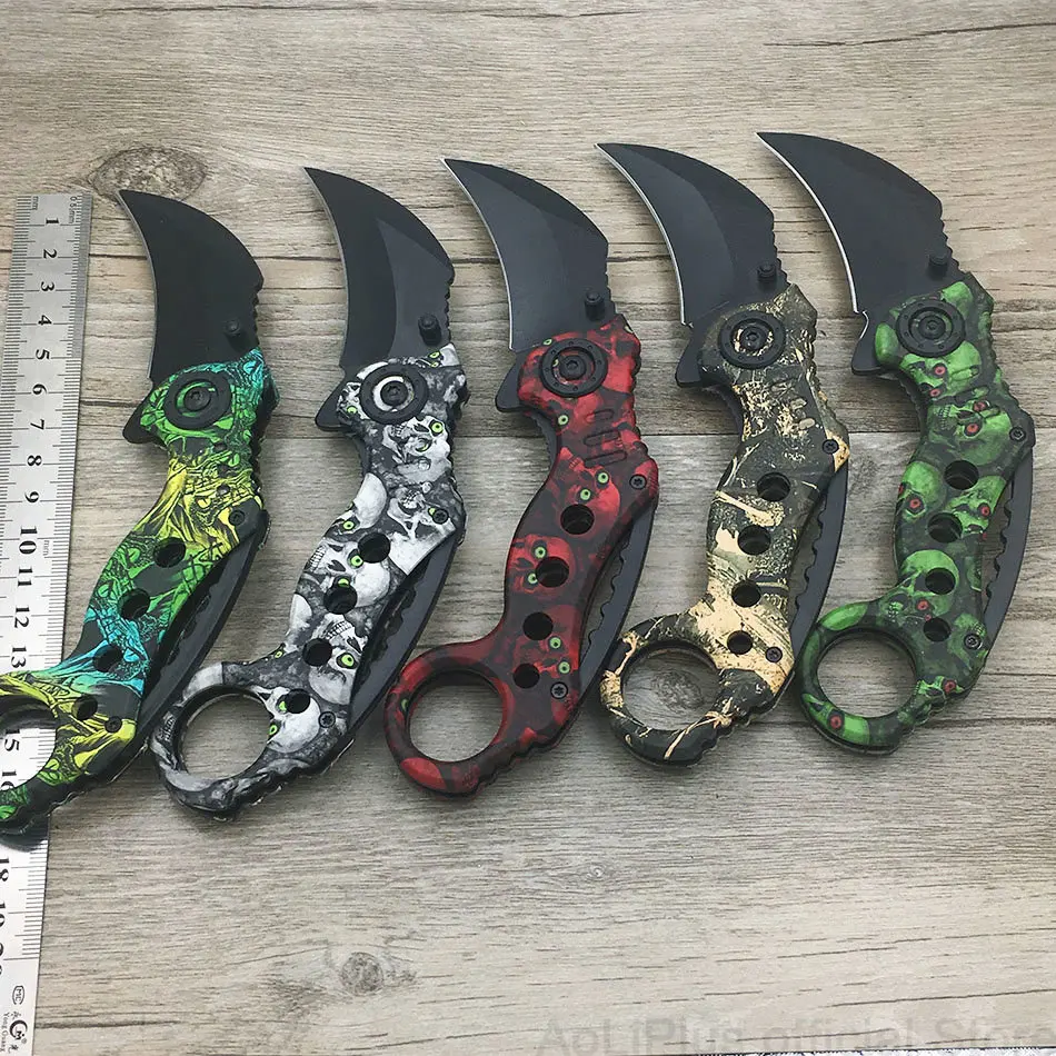 Outdoor Karambit knife Hunting Knives Camping Tool Survival Tactical Knife Stainless steel scorpion claw knife 5 Colors
Outdoor Karambit knife Hunting Knives Camping Tool Survival Tactical Knife Stainless steel scorpion claw knife 5 Colors