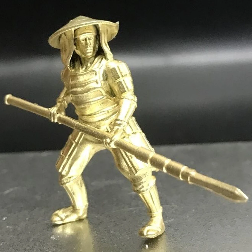 Pure copper ancient shogunate skeleton soldier man model toy gift male tabletop game ornament hand-made spear
Pure copper ancient shogunate skeleton soldier man model toy gift male tabletop game ornament hand-made spear