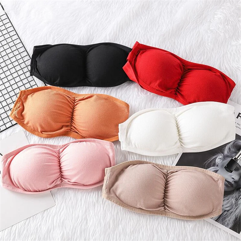 Sexy Women Seamless Strapless Bra Lady Slim Comfortable Unlined Underwire Brassiere Wrapped Chest Push Up Bralette Lingerie
Sexy Women Seamless Strapless Bra Lady Slim Comfortable Unlined Underwire Brassiere Wrapped Chest Push Up Bralette Lingerie