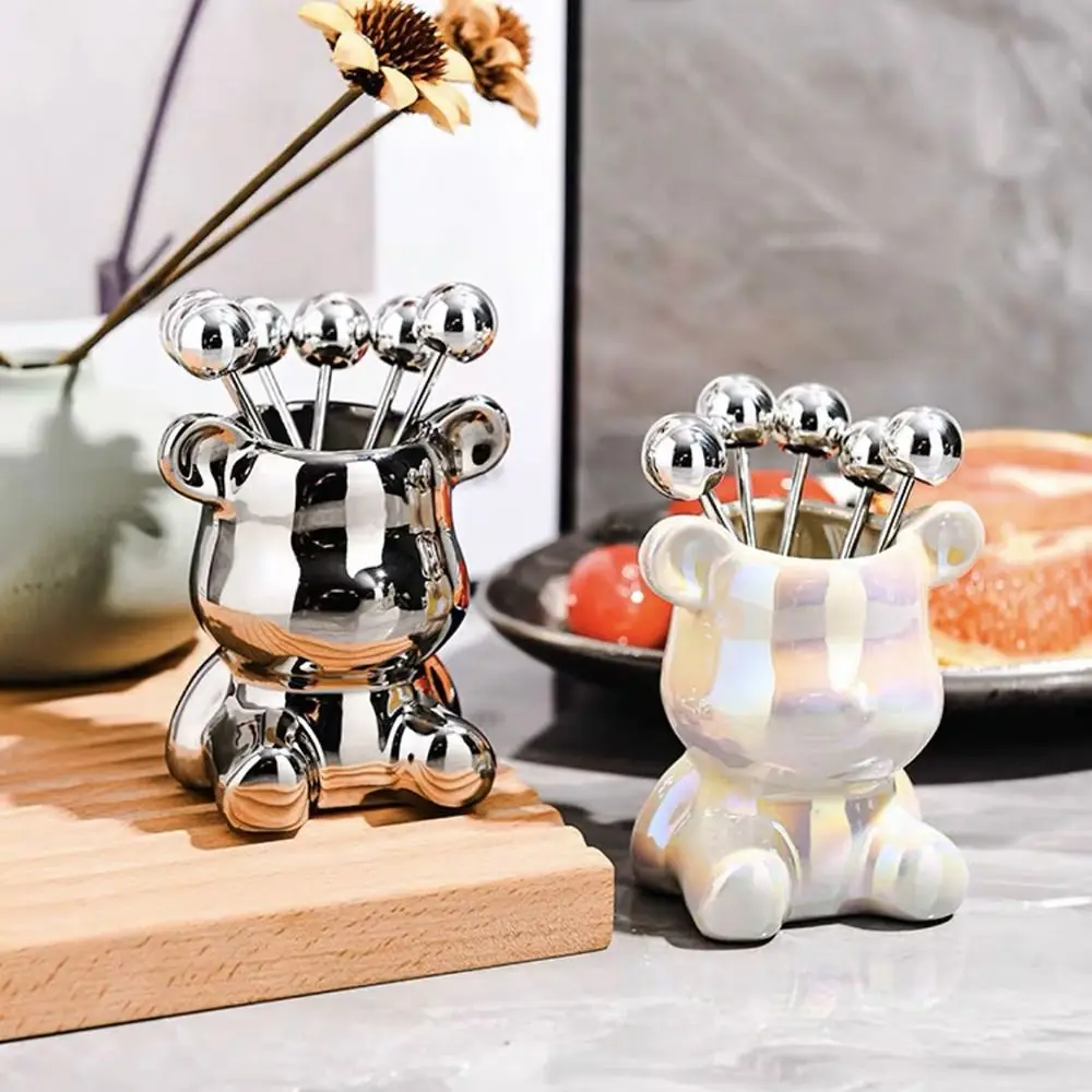 Вилка для фруктов, из нержавеющей стали, керамическая, в скандинавском стиле
Вилка для фруктов, из нержавеющей стали, керамическая, в скандинавском стиле