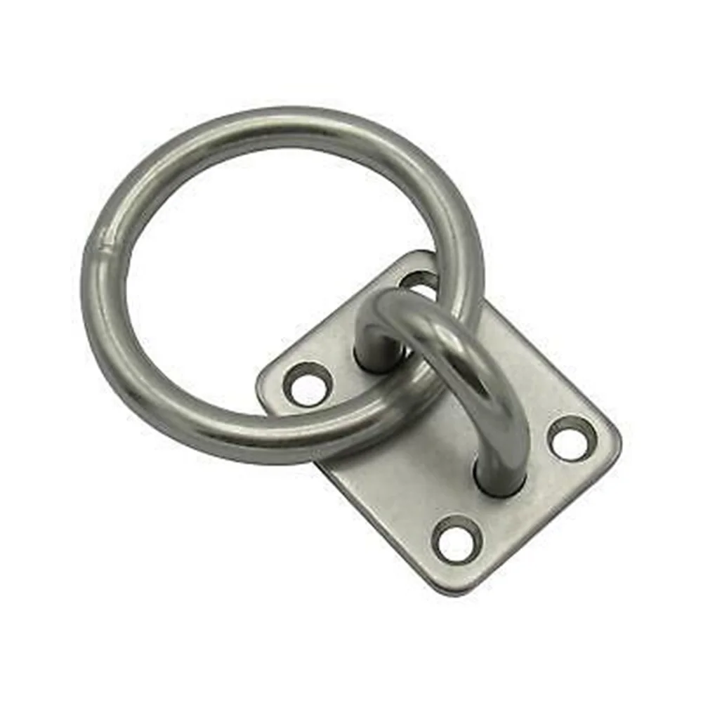Stainless Steel Marine Eye Plate Eye Hook With Round Ring Lashing Tie Down Boat Yacht Boat Marine Hardware 6mm
Stainless Steel Marine Eye Plate Eye Hook With Round Ring Lashing Tie Down Boat Yacht Boat Marine Hardware 6mm