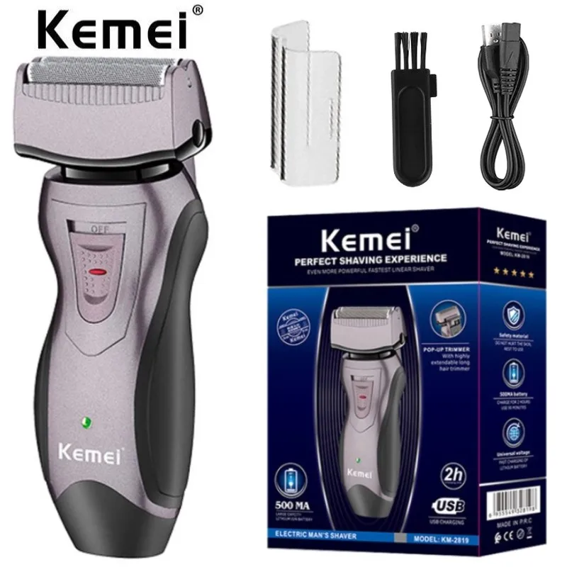 Электробритва Kemei из фольги с выдвижным триммером для бороды, аккумуляторная беспроводная бритва с Лысой, машинка для влажного и сухого бритья с возвратно-поступательным движением
Электробритва Kemei из фольги с выдвижным триммером для бороды, аккумуляторная беспроводная бритва с Лысой, машинка для влажного и сухого бритья с возвратно-поступательным движением