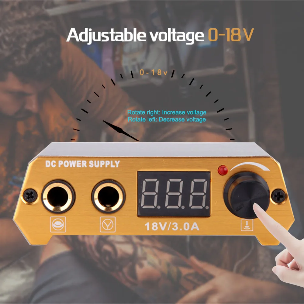 Professional Tattoo Power Supply Tattoo Machine Device Digital Dual LCD Display Power Supply Tatuagem Source
Professional Tattoo Power Supply Tattoo Machine Device Digital Dual LCD Display Power Supply Tatuagem Source