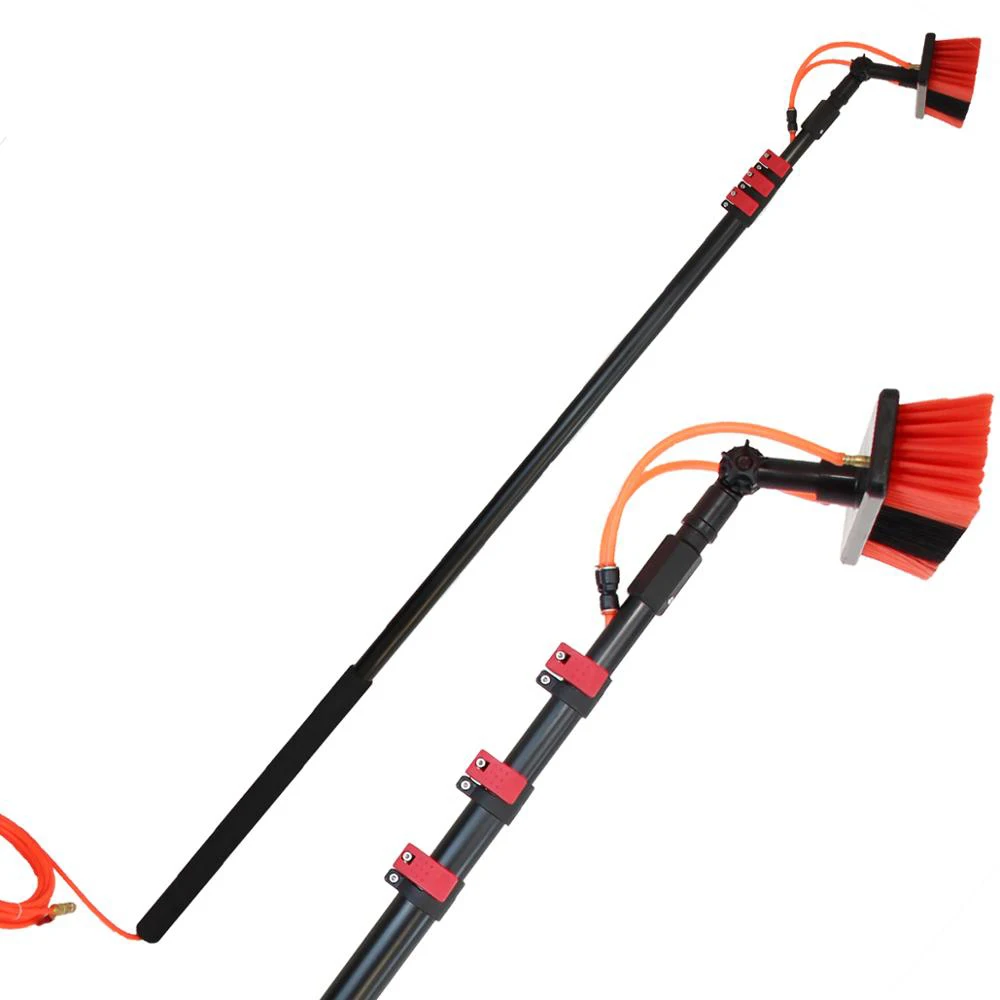 Extentool Long Handle Roof Cleaning Brush with aluminum telescopic adjustable pole
Extentool Long Handle Roof Cleaning Brush with aluminum telescopic adjustable pole
