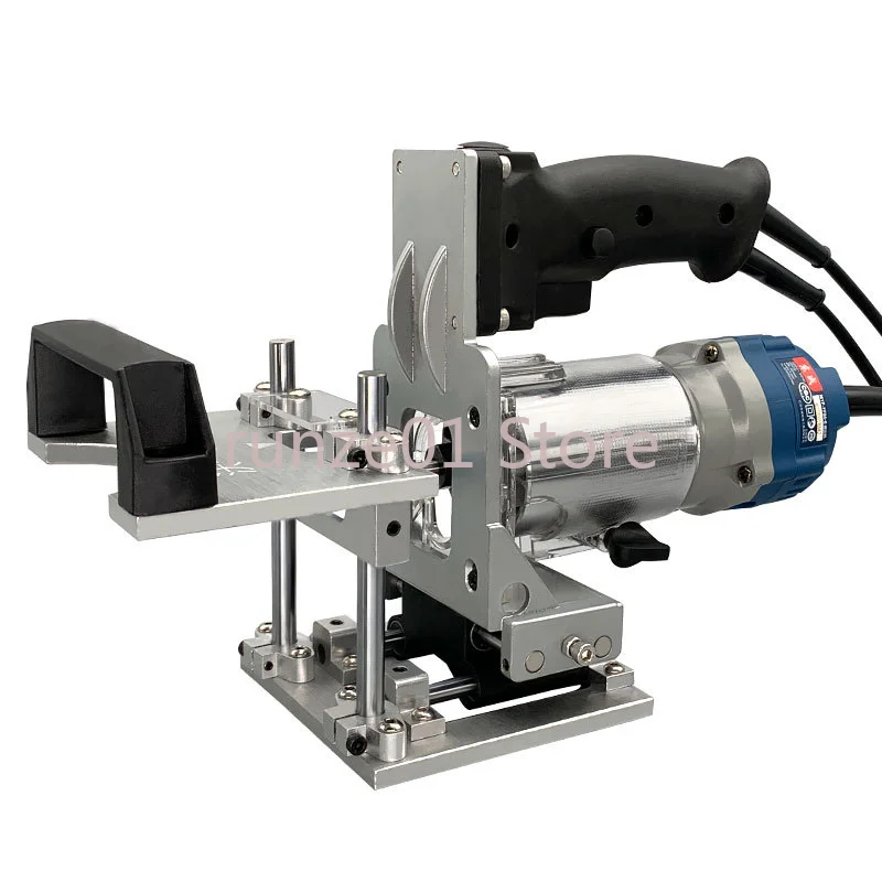 New type woodworking invisible two-in-one small portable positioning slotting frame trimming machine Electric mold slotting
New type woodworking invisible two-in-one small portable positioning slotting frame trimming machine Electric mold slotting