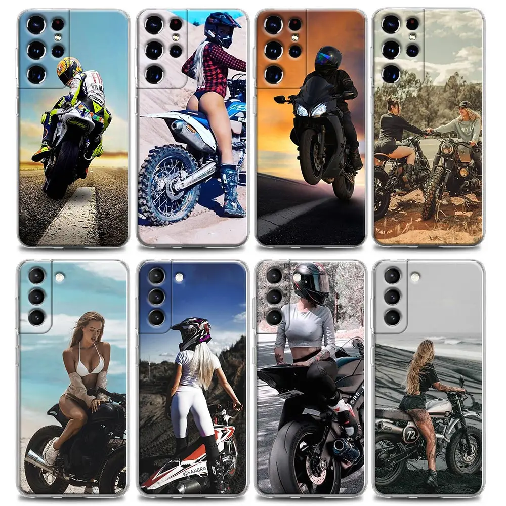 Clear Phone Case for Samsung S22 S21 S20 S10e S10 S9 Plus Lite Ultra FE 4G 5G Soft Silicone Case Cover Sexy Girl Motocross
Clear Phone Case for Samsung S22 S21 S20 S10e S10 S9 Plus Lite Ultra FE 4G 5G Soft Silicone Case Cover Sexy Girl Motocross