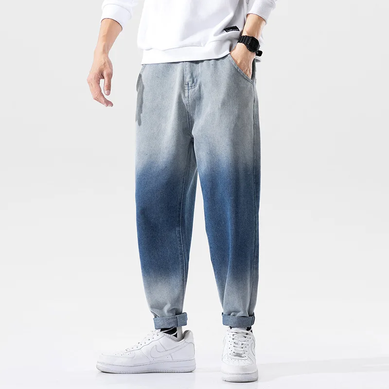 Men Jeans Fashion Retro Washed Denim Long Pants Slim Fit Elastic Classical Jeans Man Casual Straight Ankle-Length Pants Homme
Men Jeans Fashion Retro Washed Denim Long Pants Slim Fit Elastic Classical Jeans Man Casual Straight Ankle-Length Pants Homme