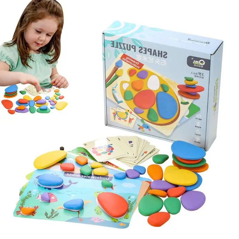 Набор игрушек из камней для сортировки и укладки, для развития навыков раннего детства, штабелируемые Игрушки для мальчиков, девочек, детей старшего возраста
Набор игрушек из камней для сортировки и укладки, для развития навыков раннего детства, штабелируемые Игрушки для мальчиков, девочек, детей старшего возраста