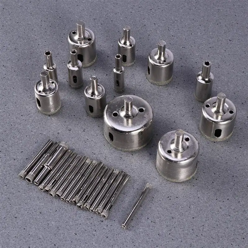 Набор сверл, комплект из 28 насадок с алмазным зернистостью, прочная кольцевая пила, портативный инструмент для керамики, мрамора, стеклянно...
Набор сверл, комплект из 28 насадок с алмазным зернистостью, прочная кольцевая пила, портативный инструмент для керамики, мрамора, стеклянно...