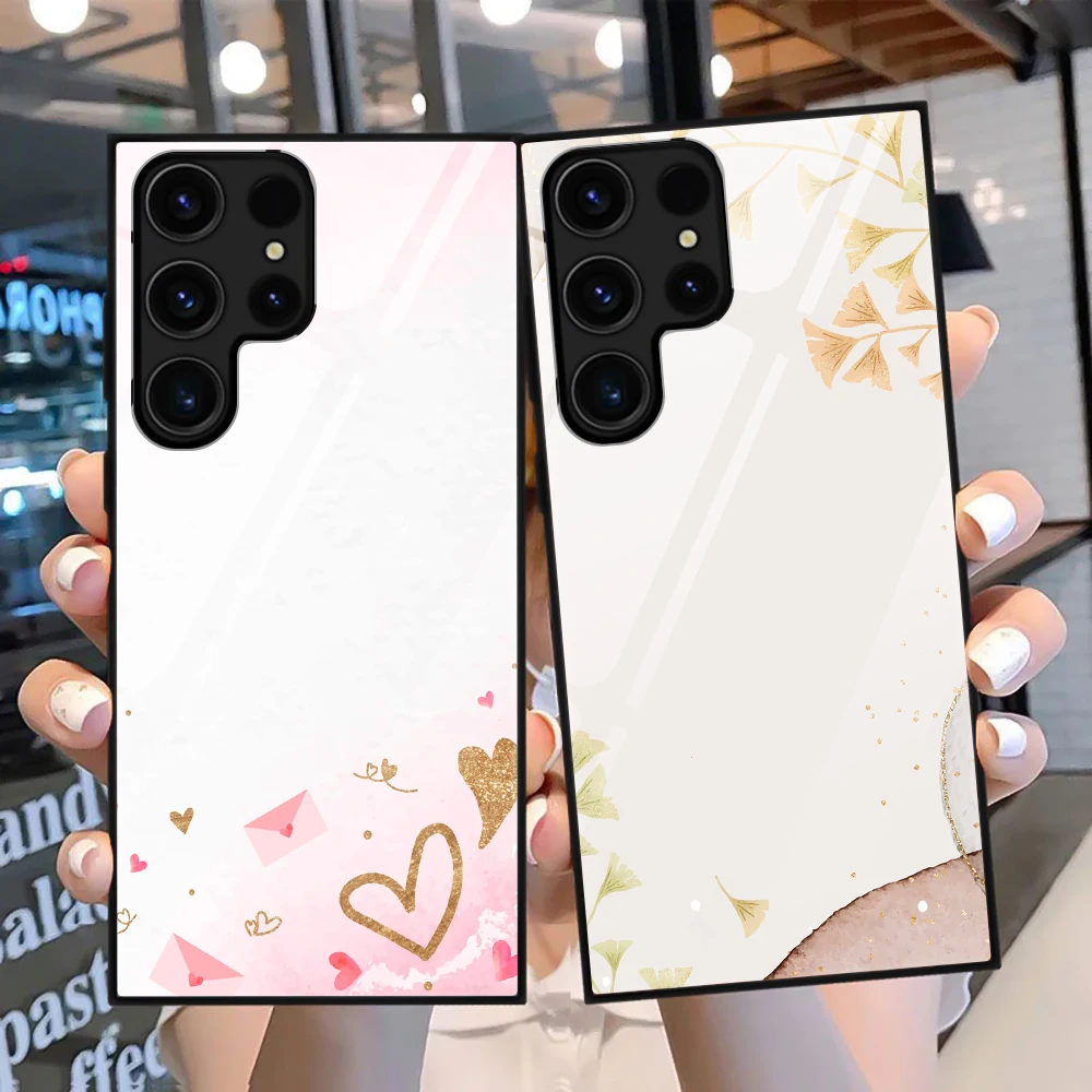 Fashion Simple Phone Case for Samsung Galaxy S23 S22 S21 S20 Ultra Plus FE S10 Lite Note 20 10 S10e Tempered Glass Cover Fundas
Fashion Simple Phone Case for Samsung Galaxy S23 S22 S21 S20 Ultra Plus FE S10 Lite Note 20 10 S10e Tempered Glass Cover Fundas