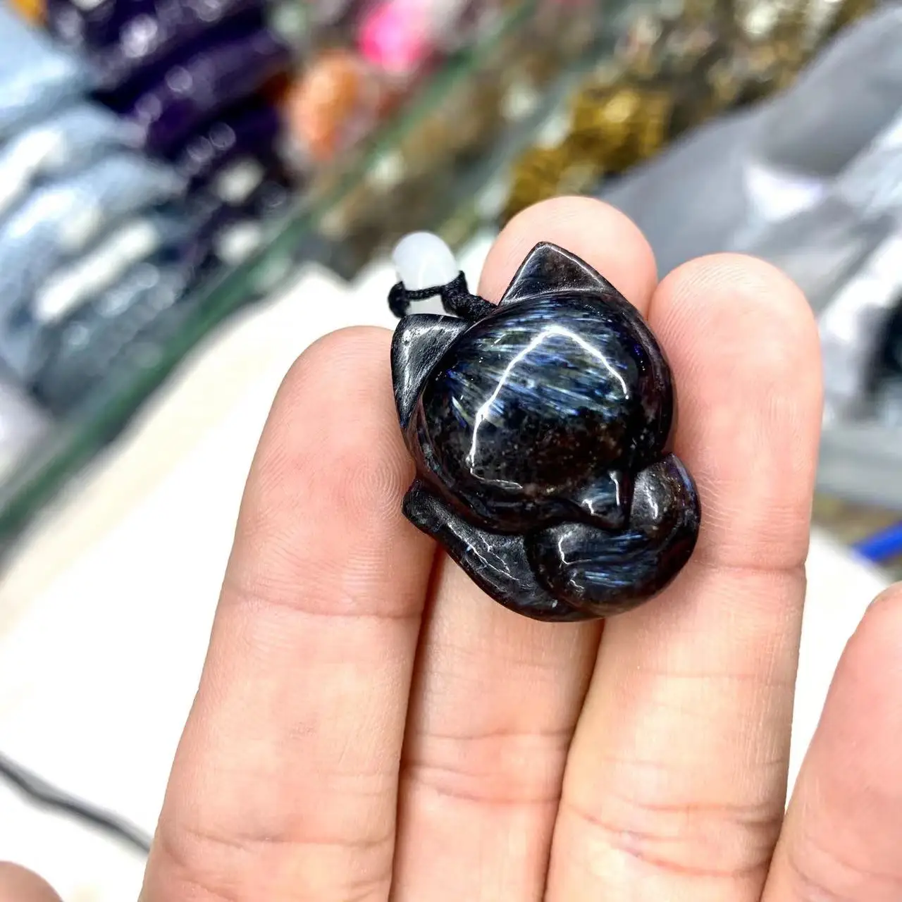 Astrophyllite Hornblende Arfvedsonite Glaucophane Stone Beads Necklace Pendant Natural Gemstone Jewelry For Gift Free Shipping
Astrophyllite Hornblende Arfvedsonite Glaucophane Stone Beads Necklace Pendant Natural Gemstone Jewelry For Gift Free Shipping