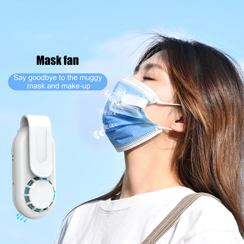 Mini Fan for Face Mask Clip Wearable Fan USB Personal Wearable Air Purifier
Mini Fan for Face Mask Clip Wearable Fan USB Personal Wearable Air Purifier