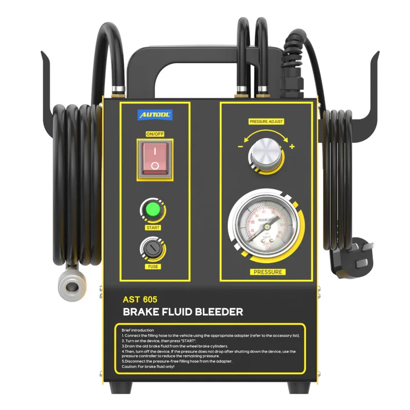 AUTOOL AST605 Car Pulsating Brake Oil Changer Single Clutch Slave Cylinders Brake Bleeder Fluid Pump Kit Oil Changer 110/220V
AUTOOL AST605 Car Pulsating Brake Oil Changer Single Clutch Slave Cylinders Brake Bleeder Fluid Pump Kit Oil Changer 110/220V