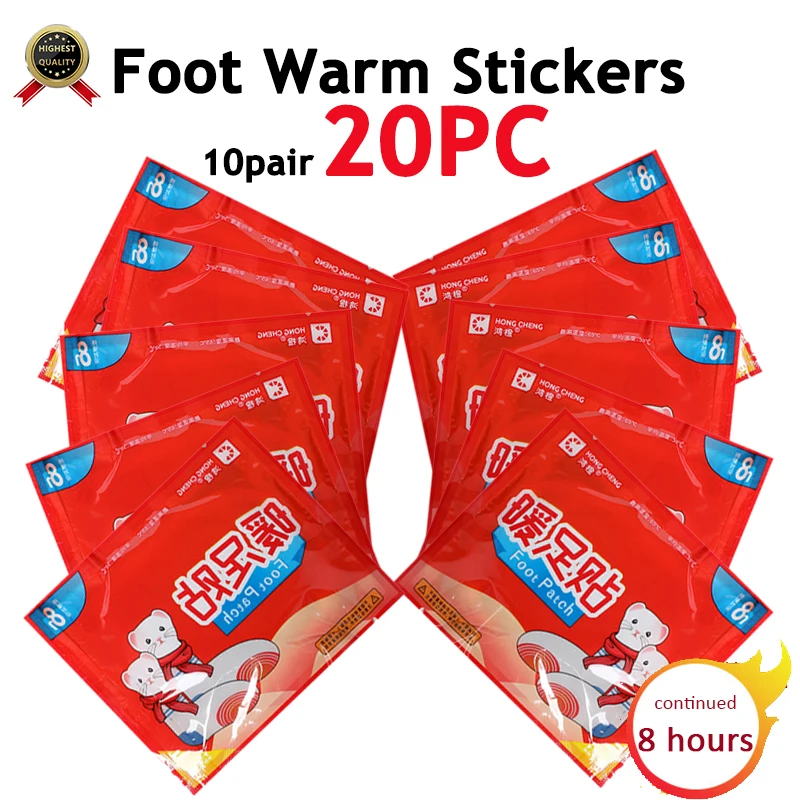 20pc Universal Body Foot Warmer Sticker Self Adhesive Lasting Heat Patch Safe Hand Feet Warm Paste Pads Heating Insole Wholesale
20pc Universal Body Foot Warmer Sticker Self Adhesive Lasting Heat Patch Safe Hand Feet Warm Paste Pads Heating Insole Wholesale
