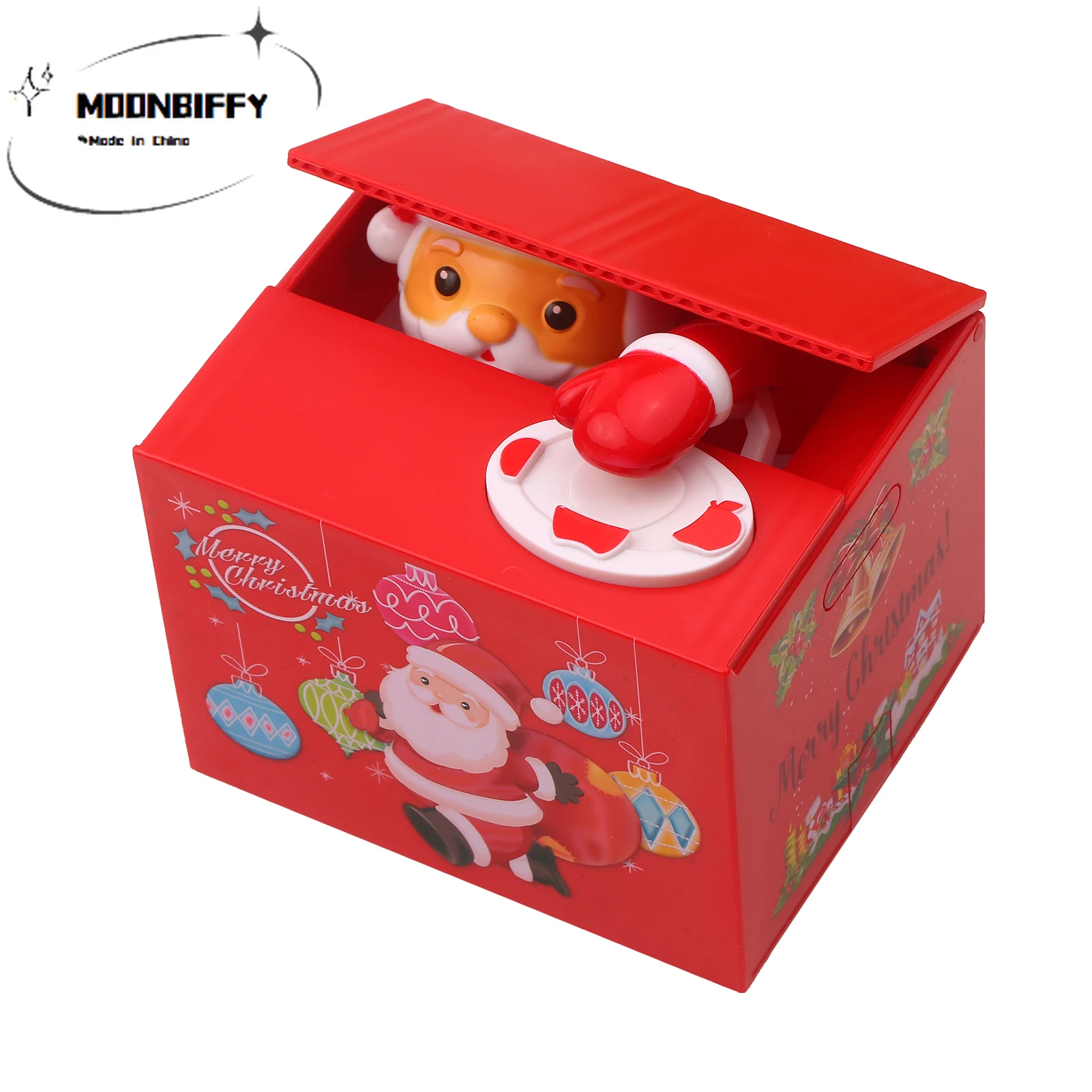 Santa Clause Stealing Coin Bank Musical Piggy Bank Kids Money Bank Works with All Coins for Birthday Christmas Baby Shower
Santa Clause Stealing Coin Bank Musical Piggy Bank Kids Money Bank Works with All Coins for Birthday Christmas Baby Shower