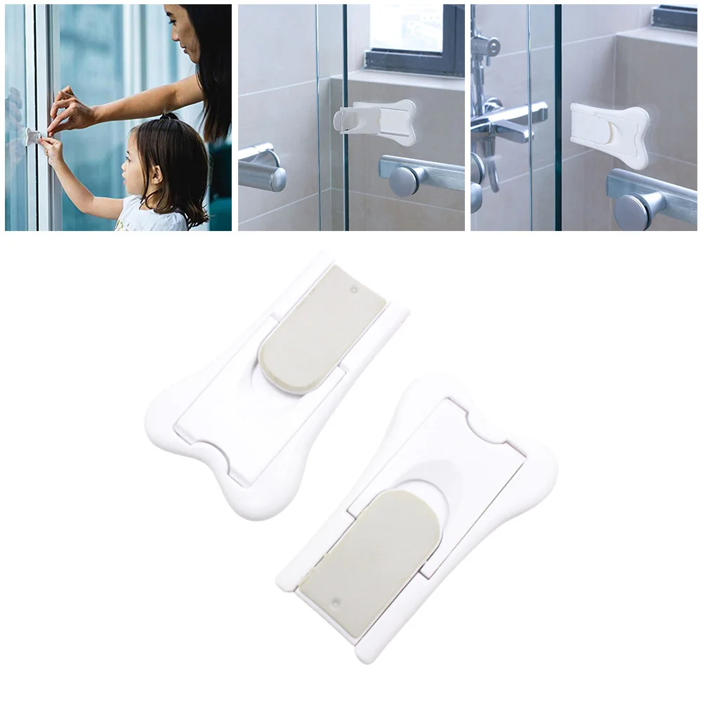 2pcs ABS Anti-pinch Security Door Lock Mobile Lock Protector Sliding Lock Keyless Doors Cabinets Windows Security Lock Home Tool
2pcs ABS Anti-pinch Security Door Lock Mobile Lock Protector Sliding Lock Keyless Doors Cabinets Windows Security Lock Home Tool