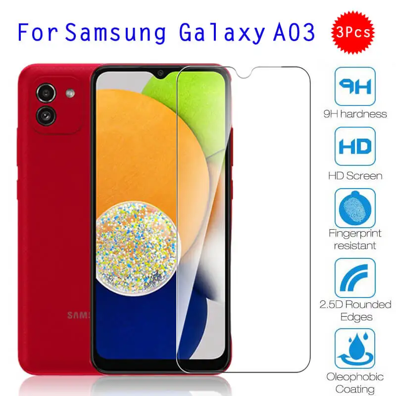 3Pcs Samsun A03 Glass For Samsung A13 A03 Core A03s A03 Screen Protector Cover 3D For Samsung A 03 A03 Protective Glass Pelicula
3Pcs Samsun A03 Glass For Samsung A13 A03 Core A03s A03 Screen Protector Cover 3D For Samsung A 03 A03 Protective Glass Pelicula