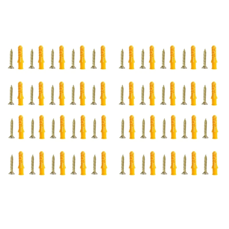 20/40pcs Plastic Drywall Wall Anchors with Screws Wall Plugs Expansion Bolt for Wallboards Concrete Pciture Hanging F1CD
20/40pcs Plastic Drywall Wall Anchors with Screws Wall Plugs Expansion Bolt for Wallboards Concrete Pciture Hanging F1CD