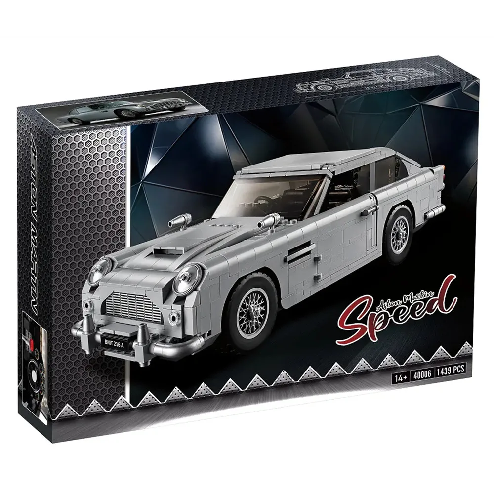 1400PCS Fit 10262 James DB5 007 Bond Set Car Building Blocks Bricks Toys Children Birthday Christmas Gift Kid
1400PCS Fit 10262 James DB5 007 Bond Set Car Building Blocks Bricks Toys Children Birthday Christmas Gift Kid
