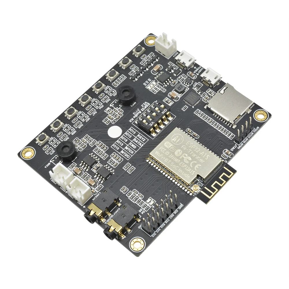 ESP32-Audio-Kit ESP32 Audio Development Board Module Dual core 32-bit CPU Serial to WiFi Wireless Module 8M PSRAM
ESP32-Audio-Kit ESP32 Audio Development Board Module Dual core 32-bit CPU Serial to WiFi Wireless Module 8M PSRAM