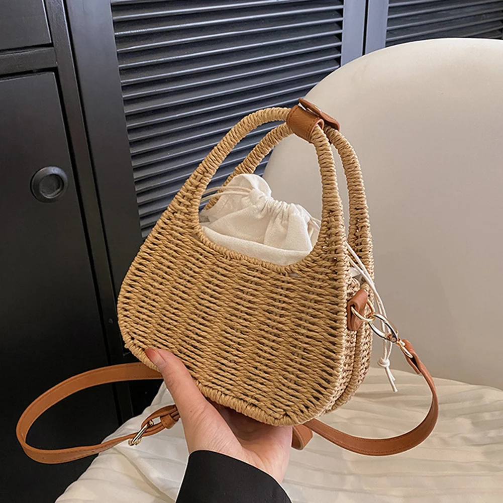 Summer Straw Woven Crossbody Bag Women's 2023 Trend Multifunctional High-Capacity Shoulder Bag Wear Resistance String Handbags
Summer Straw Woven Crossbody Bag Women's 2023 Trend Multifunctional High-Capacity Shoulder Bag Wear Resistance String Handbags