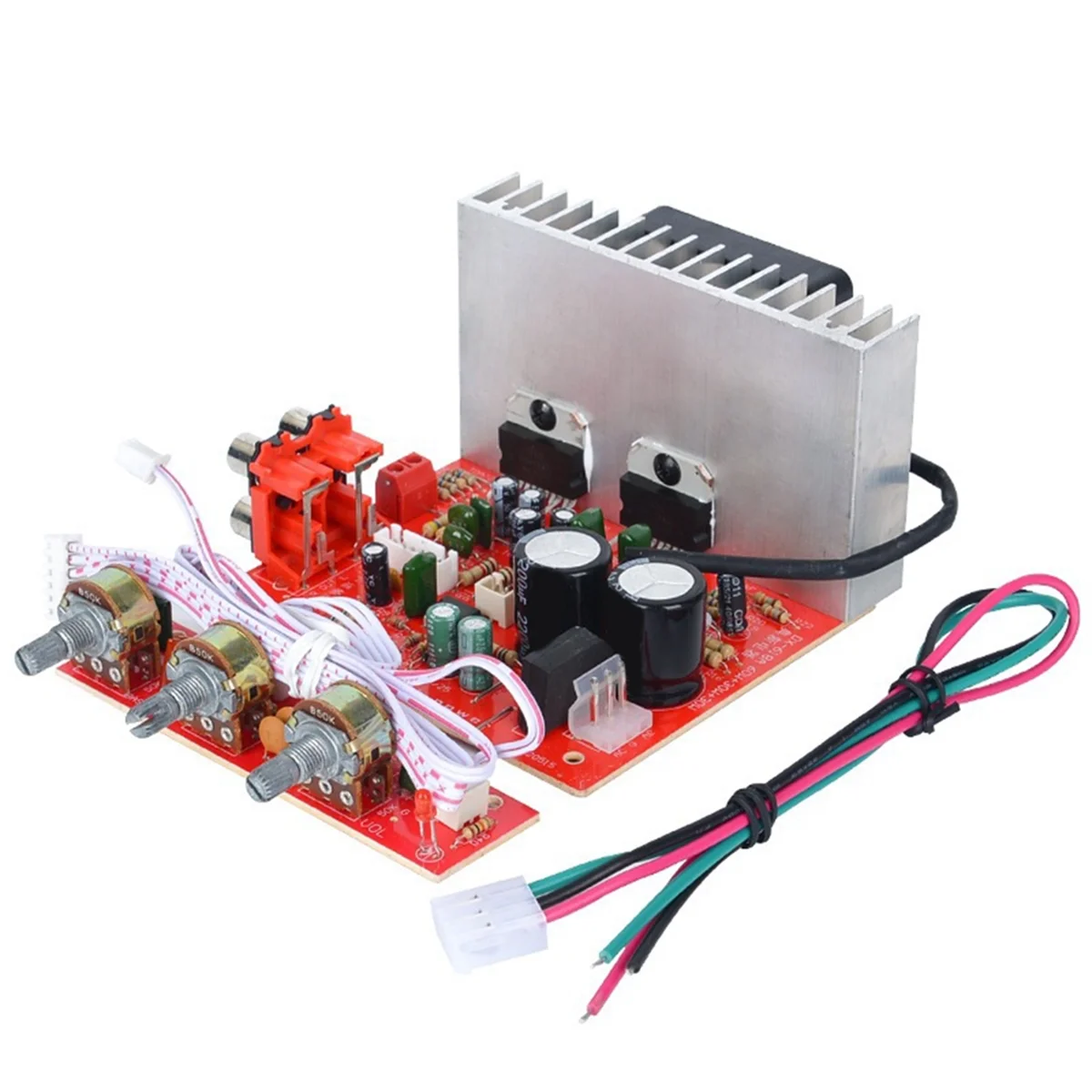 

DX-618 Audio Subwoofer Stereo Amplifier Board 2.1 Channel 60Wx3 DC12-18V Module with Power Cable