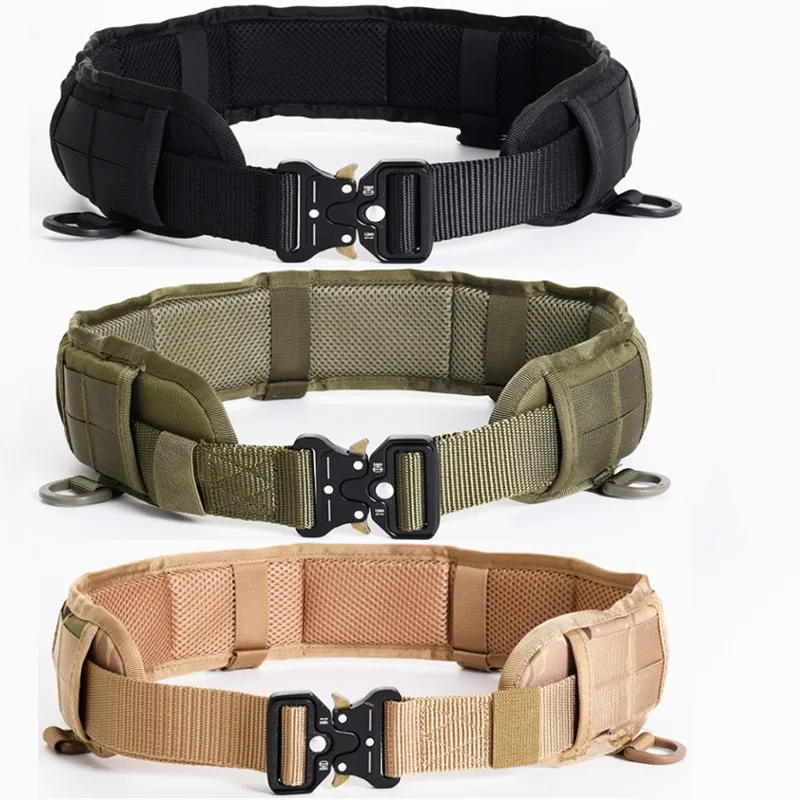 Outdoor Military Tactical Waist Belt Set Adjustable Belt Men Molle Battle Belt Army Combat Outdoor Hunting Paintball Padded
Outdoor Military Tactical Waist Belt Set Adjustable Belt Men Molle Battle Belt Army Combat Outdoor Hunting Paintball Padded