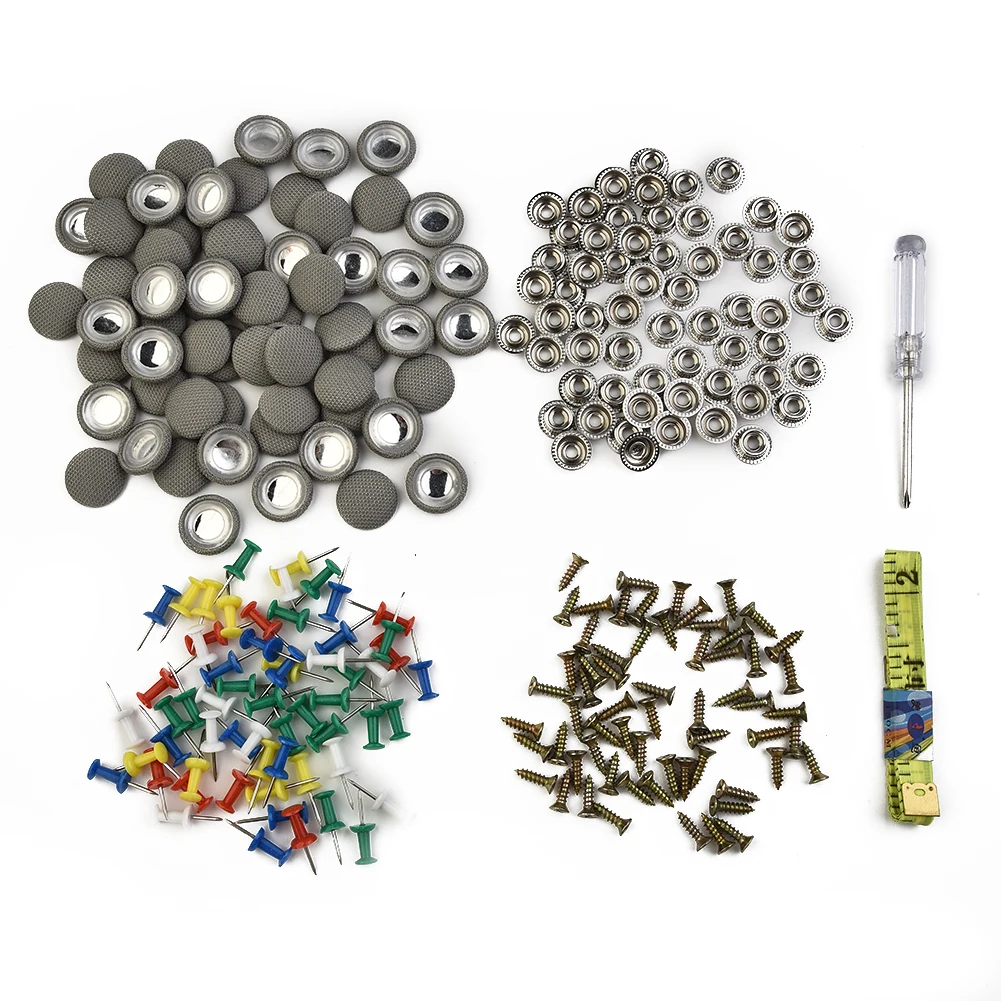 60PCS Car Roof Snap Rivets Car Roof Repair Buttons With Screws To Fix The Roof Of The Interior Of The Car Accessories Checkered
60PCS Car Roof Snap Rivets Car Roof Repair Buttons With Screws To Fix The Roof Of The Interior Of The Car Accessories Checkered