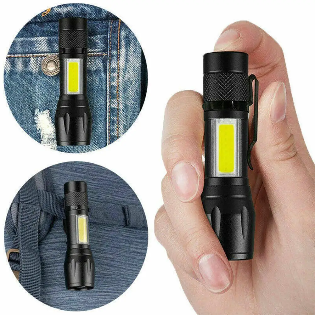 Mini Torch LED Rechargeable Flashlight Portable USB Charging Flashlight High Power Bank Camping Waterproof Long Range Lantern
Mini Torch LED Rechargeable Flashlight Portable USB Charging Flashlight High Power Bank Camping Waterproof Long Range Lantern