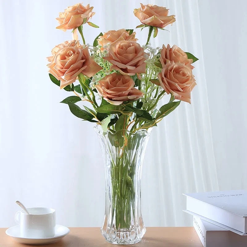 Korean Small Fresh Style Simulation Rose Bouquet Party Decoration Bouquet Ornament Home Warm Atmosphere Supplies Fake Flowers
Korean Small Fresh Style Simulation Rose Bouquet Party Decoration Bouquet Ornament Home Warm Atmosphere Supplies Fake Flowers