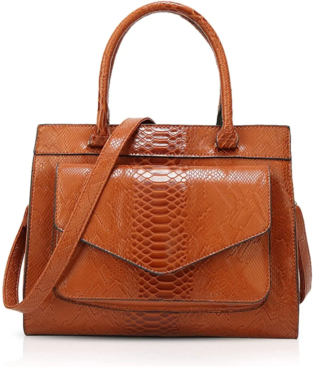 Leather Handbags Women's Crossbody Bag Large Tote Bag Waterproof Shoulder Bag Brown Crocodile Bag
Leather Handbags Women's Crossbody Bag Large Tote Bag Waterproof Shoulder Bag Brown Crocodile Bag