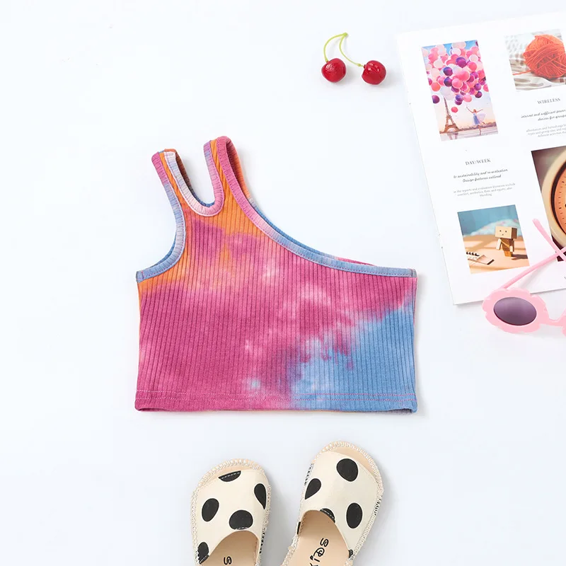 Children's T-shirt Hot Girl Summer Leisure Pure Cotton Round Neck Halter Top for Children Costumes for Kids Baby Girl Clothes
Children's T-shirt Hot Girl Summer Leisure Pure Cotton Round Neck Halter Top for Children Costumes for Kids Baby Girl Clothes