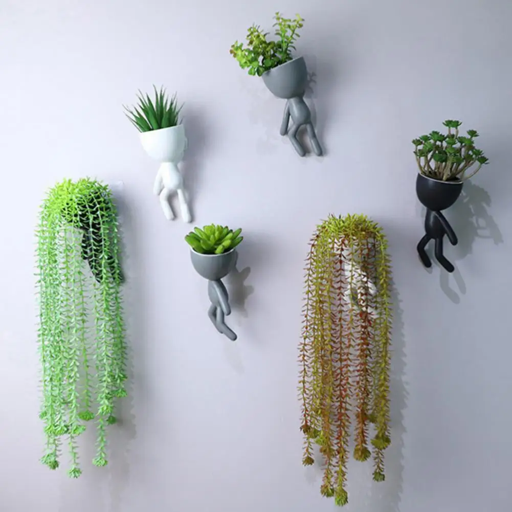 1 Set Hanging Flower Pot Good Wall Hanging Succulent Flower Pot Lightweight Planter Pot
1 Set Hanging Flower Pot Good Wall Hanging Succulent Flower Pot Lightweight Planter Pot