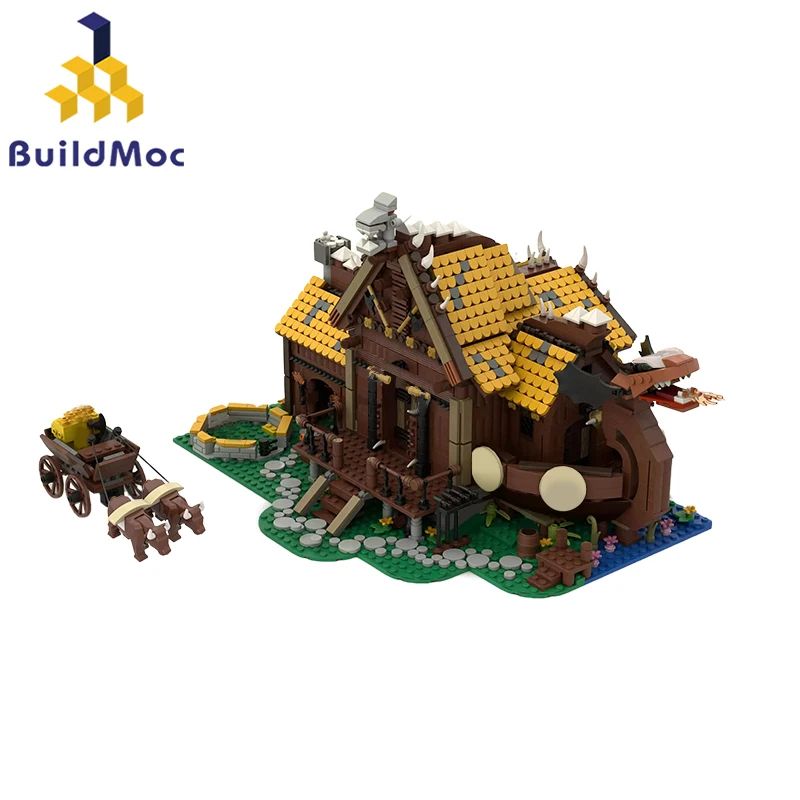 Конструктор MOC The Dragon Viking House, набор строительных блоков, Liife Hut Galleon Ship, архитектурные кубики, игрушки для детей, подарок на день рождения и Рож...
Конструктор MOC The Dragon Viking House, набор строительных блоков, Liife Hut Galleon Ship, архитектурные кубики, игрушки для детей, подарок на день рождения и Рож...