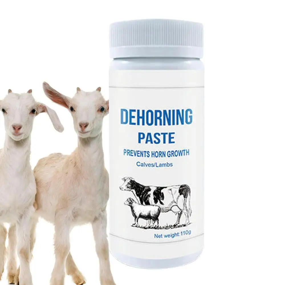 110g Goat Dehorner Paste for Cows Paste Dehorning Tool Natural Quick Dehorning Supplies for Goats Cattle Sheep and Other Animals
110g Goat Dehorner Paste for Cows Paste Dehorning Tool Natural Quick Dehorning Supplies for Goats Cattle Sheep and Other Animals