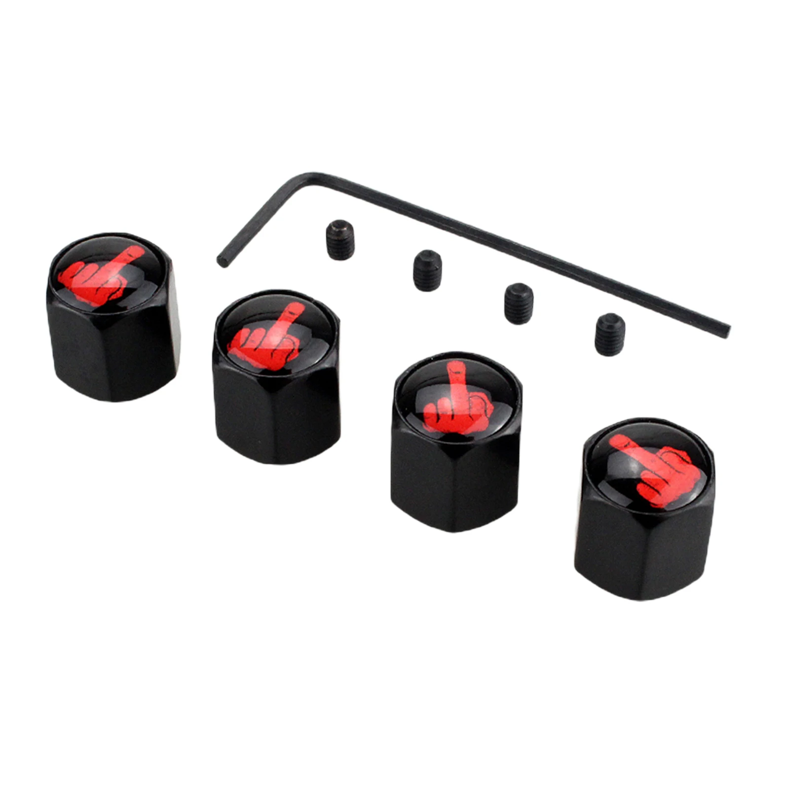 4Pcs Fashion Middle Finger Style Car Tire Valve Caps Aluminum Alloy Anti-theft Wheel Tires Tire Stem Air Cap Airtight Covers
4Pcs Fashion Middle Finger Style Car Tire Valve Caps Aluminum Alloy Anti-theft Wheel Tires Tire Stem Air Cap Airtight Covers