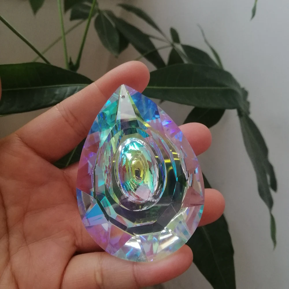 Camal 1PCS 76mm AB Color Longan Shaped Crystal Pendants Prisms SunCatcher Rainbow Maker Chandelier Lighting Lamp Part Home Decor
Camal 1PCS 76mm AB Color Longan Shaped Crystal Pendants Prisms SunCatcher Rainbow Maker Chandelier Lighting Lamp Part Home Decor
