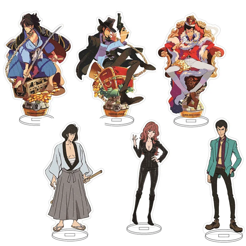 New Lupin III Acrylic Stand Jigen Daisuke Mine Fujiko Anime Keychain Rupan Sansei Key Chain Man Desk Display Ornament Accesorios
New Lupin III Acrylic Stand Jigen Daisuke Mine Fujiko Anime Keychain Rupan Sansei Key Chain Man Desk Display Ornament Accesorios