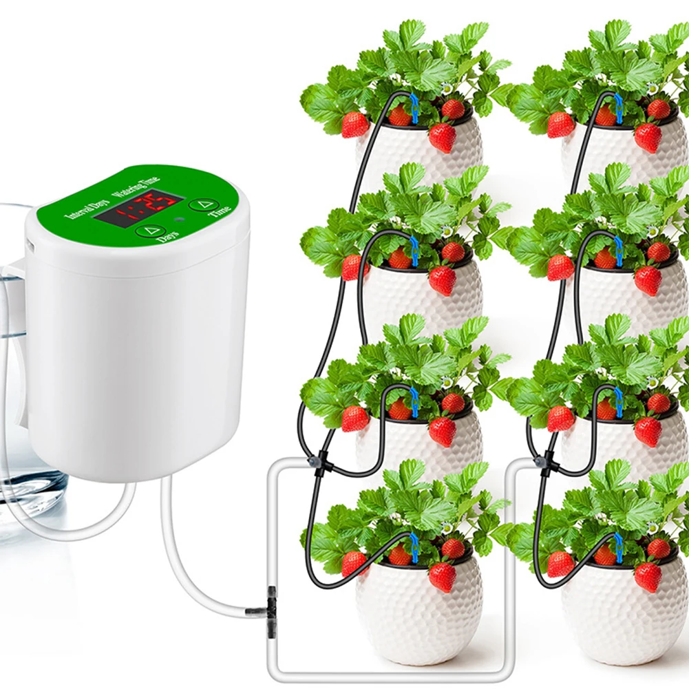 Indoor USB Charging Design Automatic Watering System Drip Irrigation Kit Self Watering Device For 8 Potted Plants
Indoor USB Charging Design Automatic Watering System Drip Irrigation Kit Self Watering Device For 8 Potted Plants