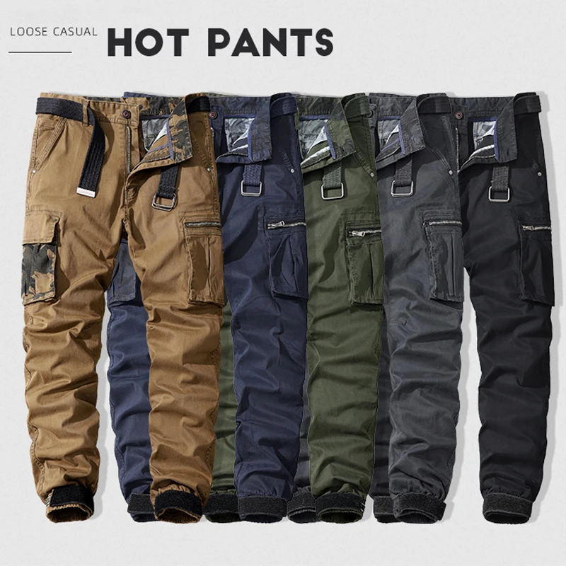 Pants Men's Work Casual Trousers Multi-pocket Cargo Pants Joggers Mens Outdoor Hiking Trekking Sweatpants Male Hip Hop Bottom
Pants Men's Work Casual Trousers Multi-pocket Cargo Pants Joggers Mens Outdoor Hiking Trekking Sweatpants Male Hip Hop Bottom