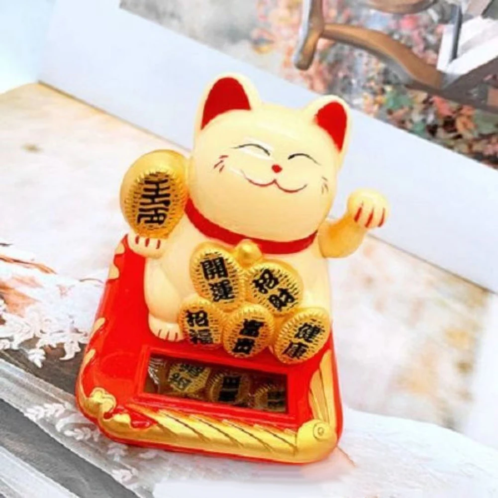 Fine Workmanship Lucky Cat Solar Decorations Automatic Cute Cat Shape Environmentally Friendly High-quality Plastic
Fine Workmanship Lucky Cat Solar Decorations Automatic Cute Cat Shape Environmentally Friendly High-quality Plastic
