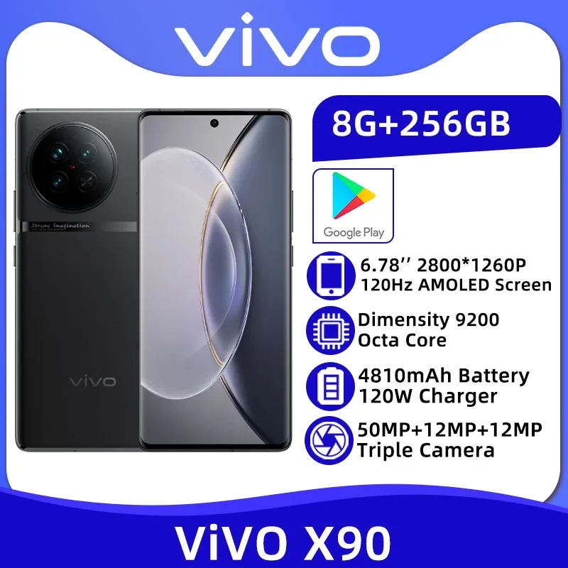VIVO X90 5G Dimensity 9200 Octa Core 6,78-дюймовый AMOLED-экран с частотой 120 Гц 50-мегапиксельная тройная камера 4810 мАч Аккумулятор 120 Вт Зарядное устройство
VIVO X90 5G Dimensity 9200 Octa Core 6,78-дюймовый AMOLED-экран с частотой 120 Гц 50-мегапиксельная тройная камера 4810 мАч Аккумулятор 120 Вт Зарядное устройство