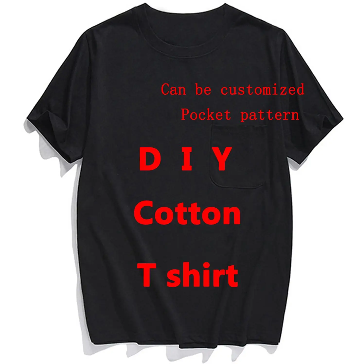 Custom design Anime/Photo/Star/DIY Pocket Cotton T Shirt Women Men 3d Print Sublimation Black Cotton Summer t shirt
Custom design Anime/Photo/Star/DIY Pocket Cotton T Shirt Women Men 3d Print Sublimation Black Cotton Summer t shirt