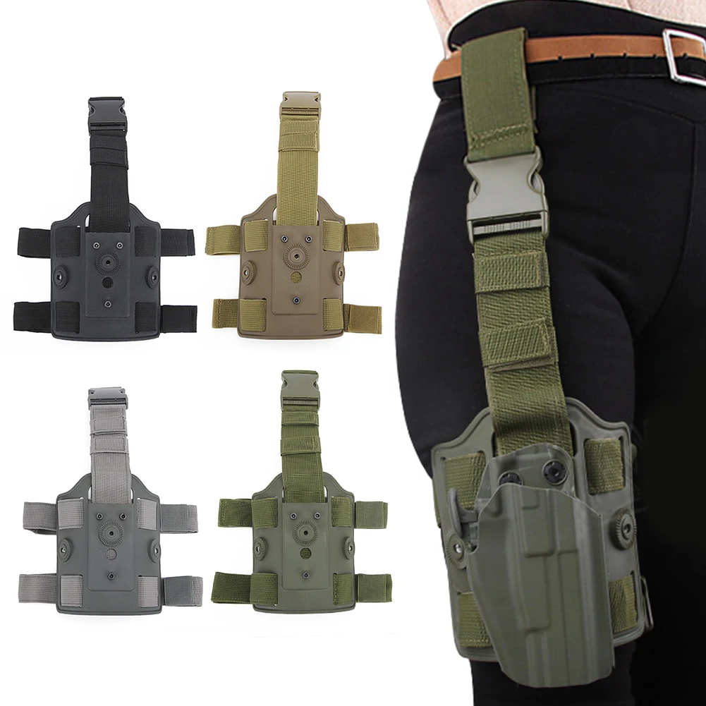 Tactical Leg Thigh Holster Adjustable Adapter Drop Thigh Holster Pouch Concealed Carry Pistol Holster Paddle Hunting Gear
Tactical Leg Thigh Holster Adjustable Adapter Drop Thigh Holster Pouch Concealed Carry Pistol Holster Paddle Hunting Gear
